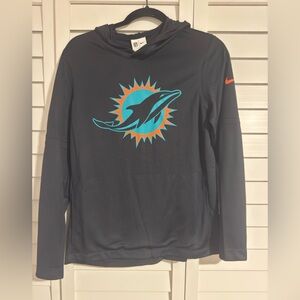 Nike Black Hoodie Miami Dolphins